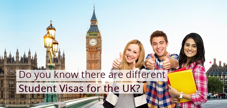 What are the different Student Visas for the UK?