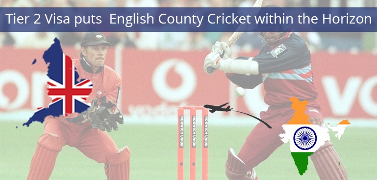 The UK Tier 2 Visa puts County Cricket within the Horizon