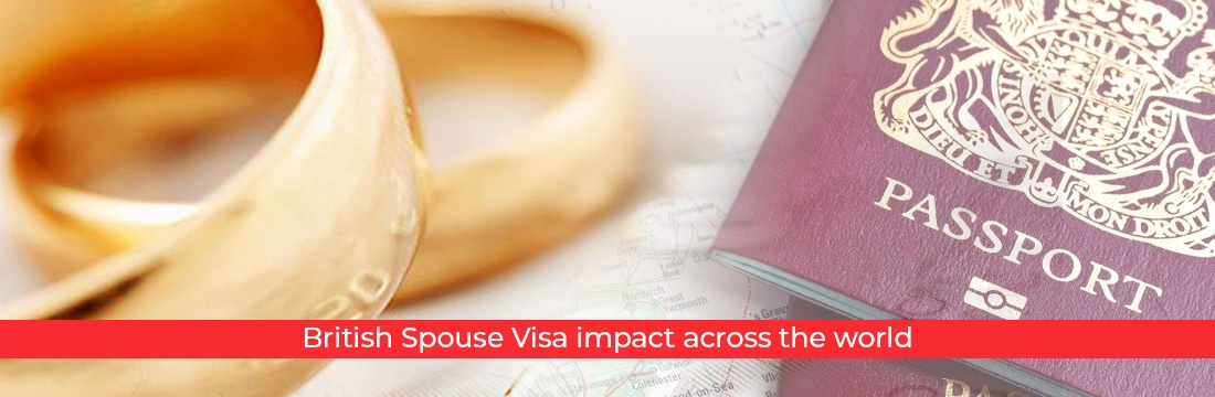 British Spouse Visa impact across the World