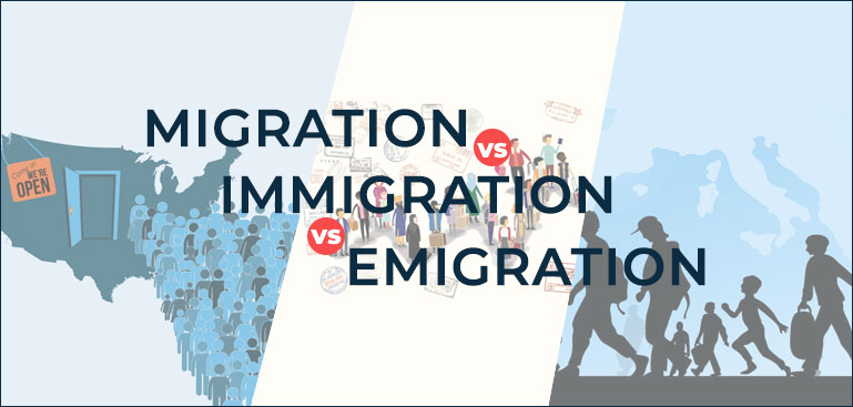 Migration Vs Immigration Vs Emigration