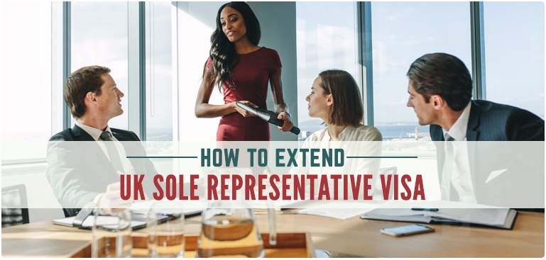 How to extend UK Sole Representative Visa