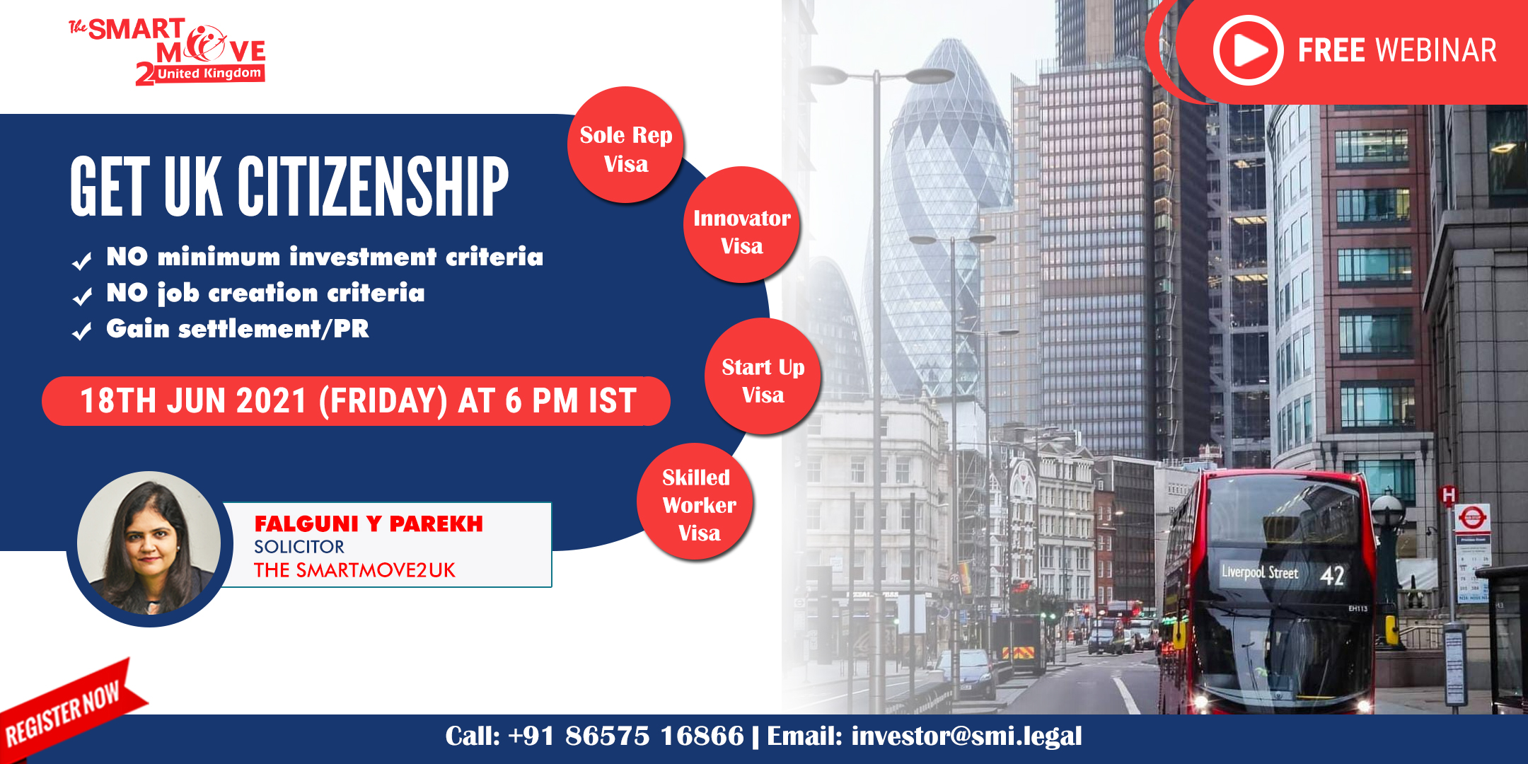 FREE Webinar : Start a Business in the UK with NO Investment & Gain Citizenship – DON’T MISS this Opportunity!