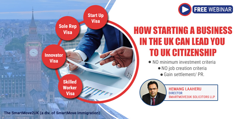 Complimentary Webinar – How starting a business in the UK can lead you to UK Citizenship