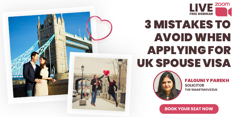 FREE Webinar : 3 Mistakes to Avoid When Applying for UK Spouse Visa