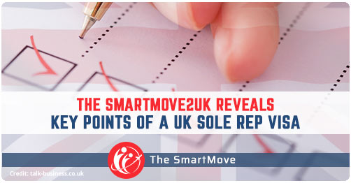 Some key points revealed of the UK Sole Rep visa