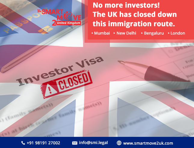 No more investors! The UK has closed down this immigration route