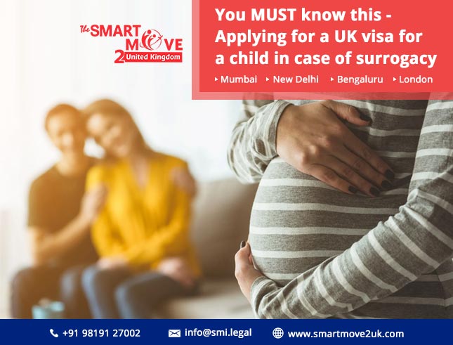You MUST know this – Applying for a UK visa for a child in case of surrogacy