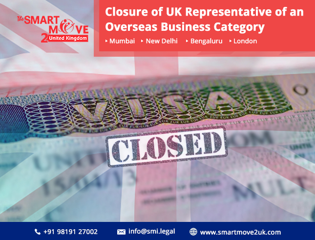 Closure of UK Representative of an Overseas Business Category