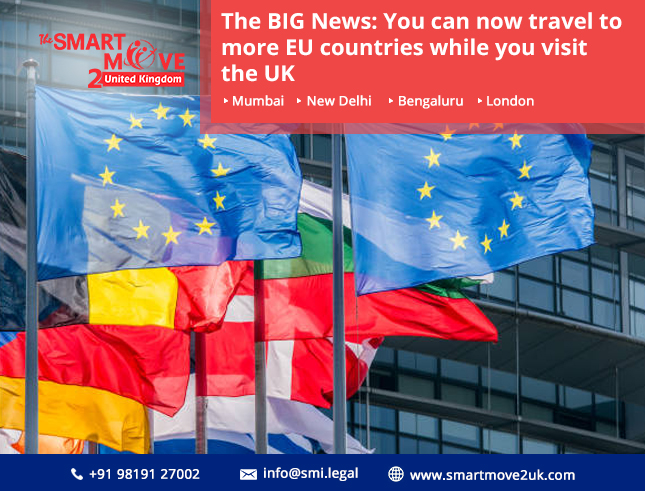 The BIG News: You can now travel to more EU countries while you visit the UK