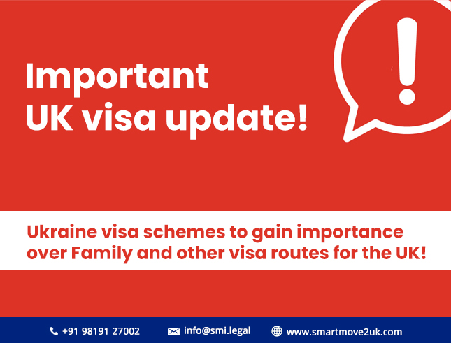 UK Family visa processing time increased & priority processing for Ukraine visa schemes!