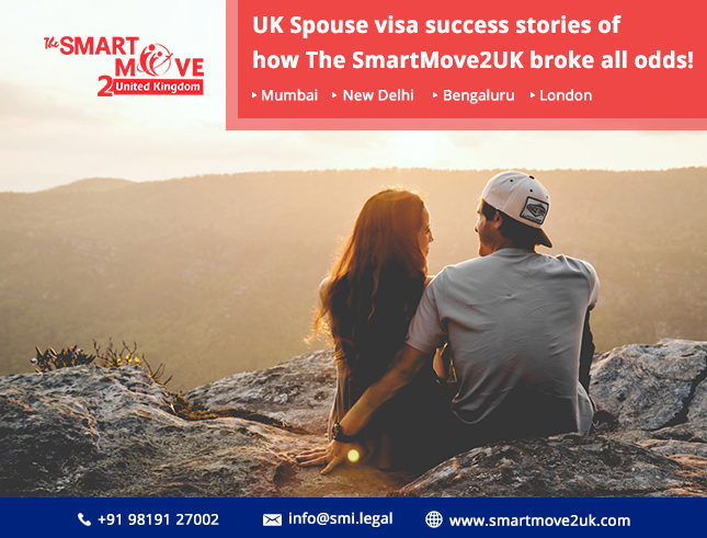 One of our UK Spouse visa success stories of how The SmartMove2UK broke all odds!