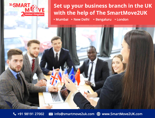 How The SmartMove2UK (UK immigration Law firm based in India) is helping the business to set up their business branch in the UK?