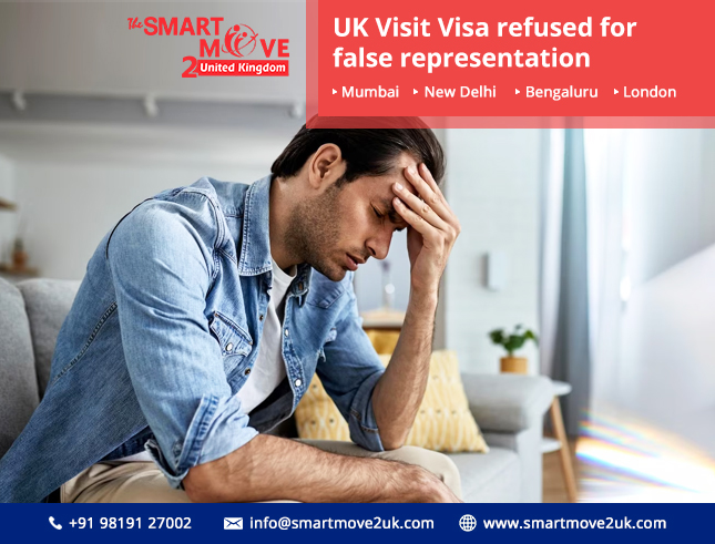My UK visit visa is refused for false representations what does it mean?